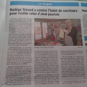 La presse papier parle de Maison Tricard : retour sur une reconnaissance qui dure 9 2019 05 JEMA Essor sarladais 2