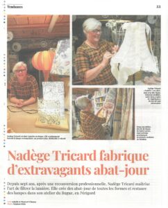La presse papier parle de Maison Tricard : retour sur une reconnaissance qui dure 1 Page 1 Sud ouest 2025